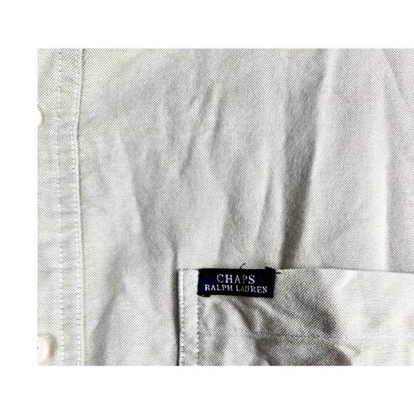 Chaps Ralph Lauren Men's Size XL Long Sleeve Button Up Mint Green Preppy #728 - Picture 3 of 6